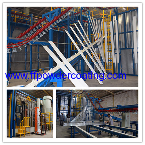 Vertical aluminum coating line