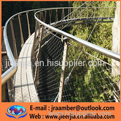 /balustrade mesh/ rope bridge balcony stainless steel wire mesh