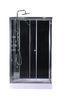 Model Rooms Rectangular Shower Cabins With Tempered Glass Sliding Door