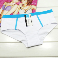 Top quality girls sexy undergarments Sporty plain color ladies brief soft cotton women panty