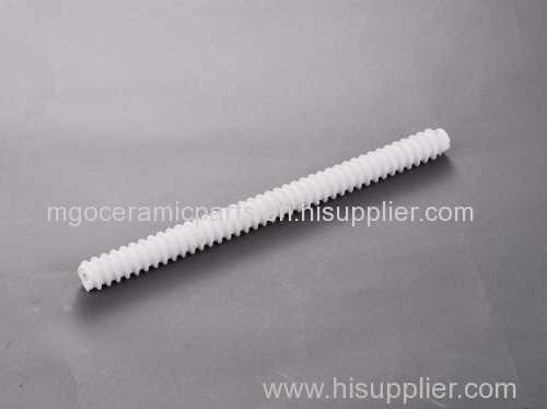 Slim single hole thread MGO tube