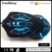 colorful led show gaming mouse for games