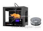 Black FDM Rapid Prototyping 3D Printer Led Light With Fans Separate Control