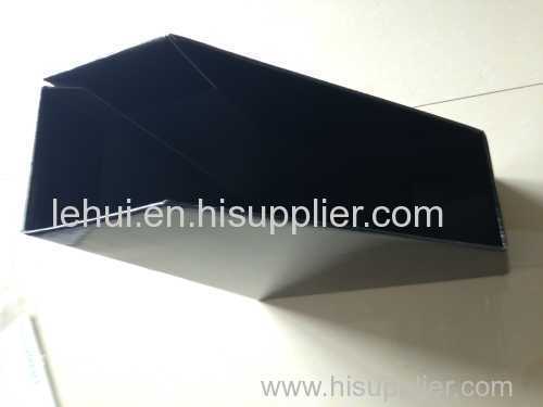 A4 size corrugated cardboard file holder black color A4 PAPER FILE BOX