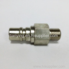Mould Couplings RMI Compatible Connector Nipple With Valve