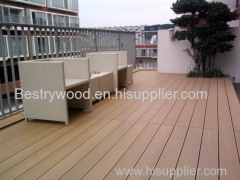 140*23mm Water proof Anti Slip UV Resistance outdoor WPC decking