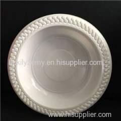 White Plastic Plates Product Product Product