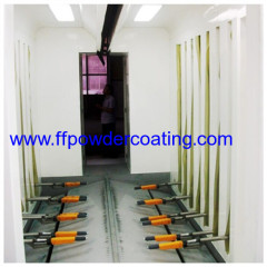 Fast color changing spray equipment