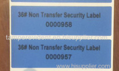 tamper evident VOID labels etiquetas seguridad
