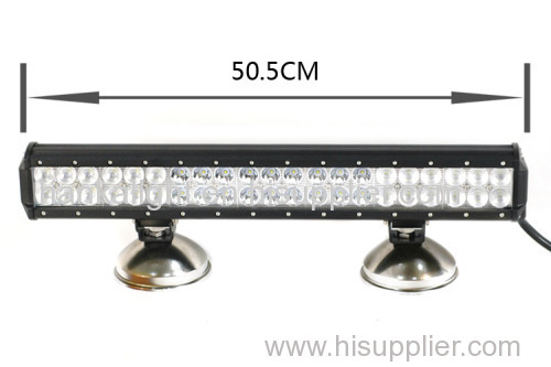 2016 New Product!! 20 Inch 126W Dual Row forklift led light bar for truck machine boat
