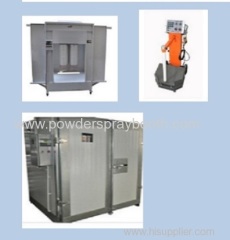 powder coating line system spray machine