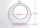 Outdoor Crystal Clear Hanging Glass Ball Candle Holder For Decorative