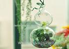 Romantic Hanging Crystal Glass Cylinder Candle Holder Home Favor Blown