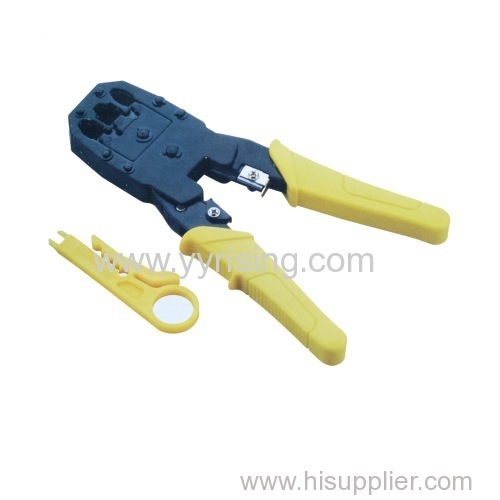 Network splice crimp tool