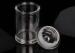Eco Friendly Glass Jar Candle Holders Replacement Shock Resistant