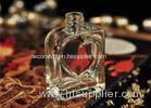 30ml Small Glass Perfume Bottles Vintage Silk Printing Heart Shape
