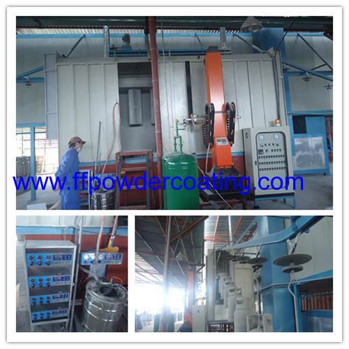 LPG tank powder coating line