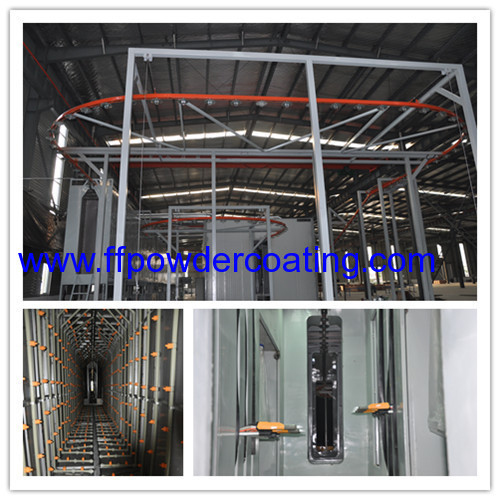 powder coating line for aluminum profile