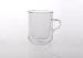 Personalized Double Wall Borosilicate Glass Customized With Saucer