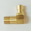 DME Style Connector Nipple 90 degree Male