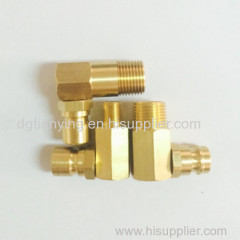 DME Style Connector Nipple 90 degree Male