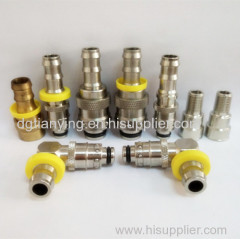 Staubli push-fittings straight coupling