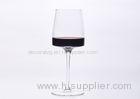 Customized Crystal Fancy Large Red Wine Glasses Hand Painted FDA Test