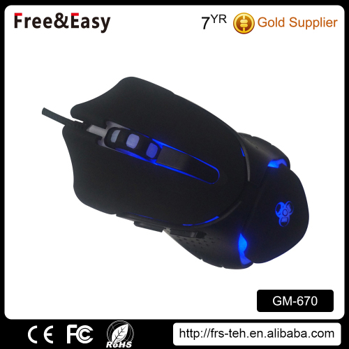 Newest led backlight wired gamer mouse