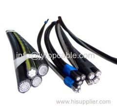 600V Burial Aluminum Service Drop Cable for Secondary Distribution of Triplex /Duplex/Quadruplex Underground Directly Bu