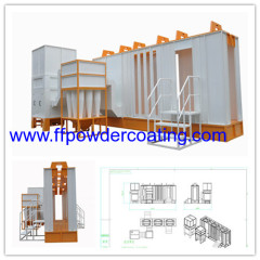 cyclone powder recovery system