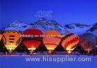 18m Hot Air Inflatable Advertising Balloons Durable Fireproof For 4 Peoples