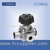 316L SS 3 way Clamp Sanitary Diaphragm Valve for phamacy hygienic process