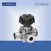 316L SS 3 way Clamp Sanitary Diaphragm Valve for phamacy hygienic process