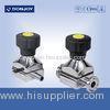 Mini Direct way Clamp Sanitary Diaphragm Valve with plastic handwheel