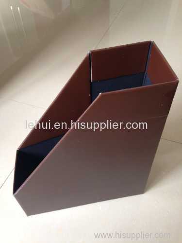 A4 size paper box magazine holder offset printing multi-colored avaliable for magazine storage