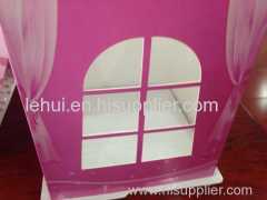 pink cupcake box display with window PAPER FOOD PACKAGING