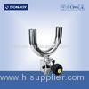 SS316L U - type Tee Diaphragm Valve with Plastic Hand Wheel for phamacy hygienic process