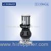 FDA / CE Sanitary Diaphragm Valve Direct Way Clamp with Positioner