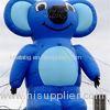 Cartoon Blue Inflatable Sloth Roof Decoration Air Characters Inflatables