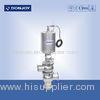 Stainless Steel Sanitary Pneumatic Regulating Reversing Valve with position sensor for flow regulati