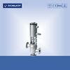 staniless steel 304 / 316 mini - type sanitary level reversing valve of no dead conner for flow regu