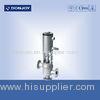 staniless steel 304 / 316 mini - type sanitary level reversing valve of no dead conner for flow regu