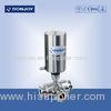 Vertical Pneumatic 3 way ball valve 1/2