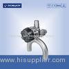 316 L SS Clamp U - B Tee stainless steel valve with Plastic Handwheel