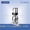SS316L Direct Way Clamp Pneumatic Diaphragm Valve with Positioner