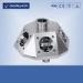 Inox sanitary multiport valve round steel body for beverage process and fluid control