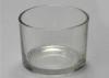 Clear Crystal Glass Tealight Holders Container Handicraft For Votive