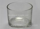 Clear Crystal Glass Tealight Holders Container Handicraft For Votive