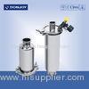 Food Processing SS304 Inline Sanitary Filter With Sample Valve / Discharge Valve