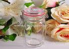 White Crystal Glass Tableware Wide Mouth Mason Jar For Kitchen
